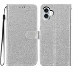 For Samsung Galaxy A08 5G / A08 4G / A07 4G Wallet Case Glitter Anti-Scratch Leather Stand Phone Cover with Strap