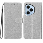 Til Honor 400 Pro 5G (Global) Pung Etui Glimmer Anti-ridse Læder Stand Telefon Cover med Rem