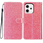 For Oppo Reno14 Pro 5G (Global) Wallet Case Glitter Anti-Scratch Leather Stand Phone Cover with Strap
