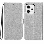 For Oppo Reno14 Pro 5G (Global) Wallet Case Glitter Anti-Scratch Leather Stand Phone Cover with Strap