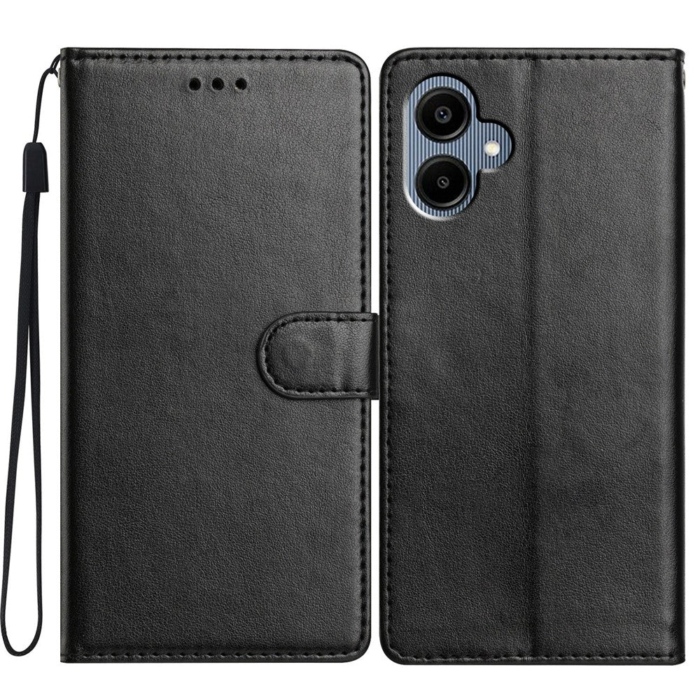Til Samsung Galaxy A08 5G / A08 4G / A07 4G Læderpung Etui Stativ Telefoncover med Praktisk Rem