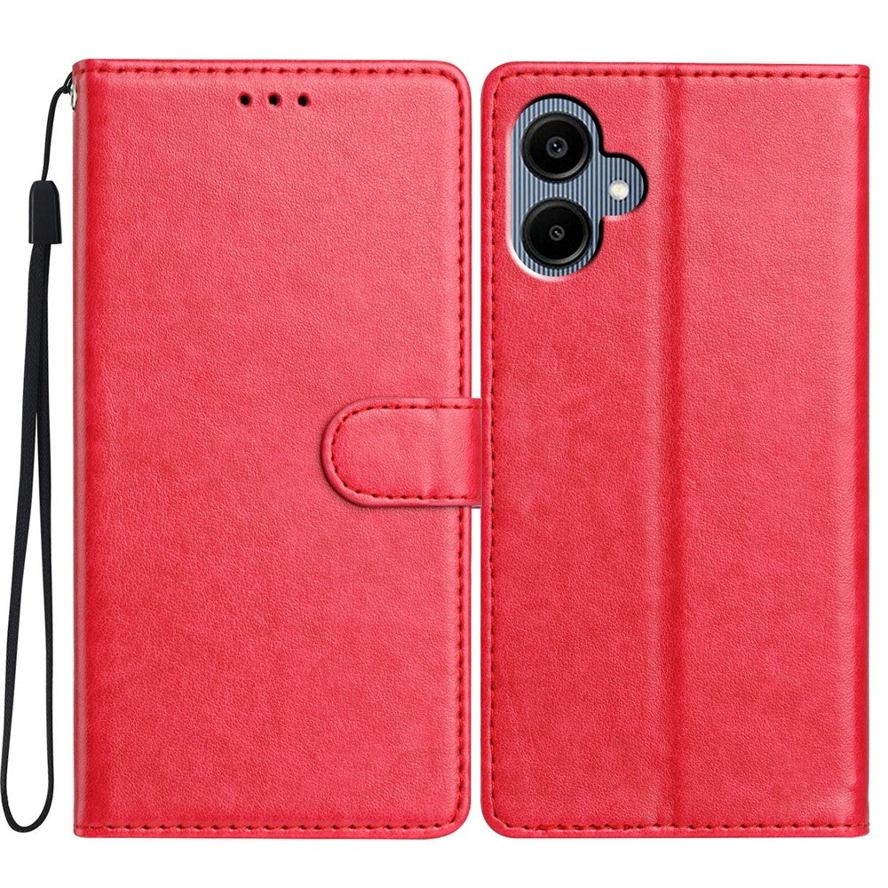 Til Samsung Galaxy A08 5G / A08 4G / A07 4G Læderpung Etui Stativ Telefoncover med Praktisk Rem