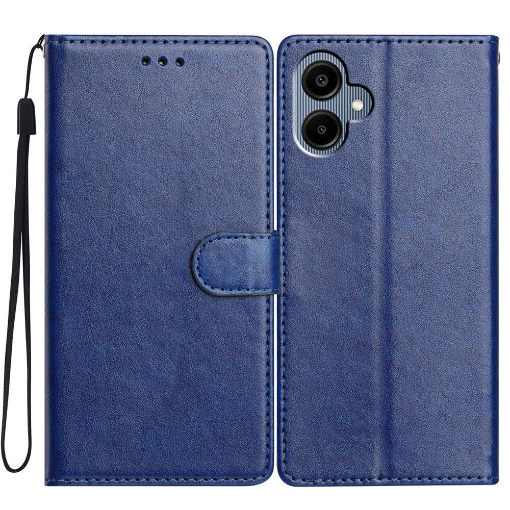 Til Samsung Galaxy A08 5G / A08 4G / A07 4G Læderpung Etui Stativ Telefoncover med Praktisk Rem