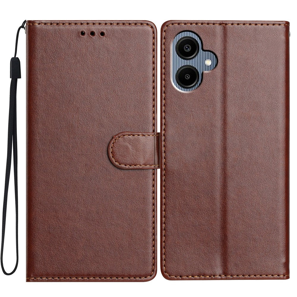 Til Samsung Galaxy A08 5G / A08 4G / A07 4G Læderpung Etui Stativ Telefoncover med Praktisk Rem