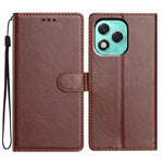 For Honor 400 Lite 5G Leather Case Wallet Stand Phone Cover with Handy Strap