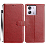 For Xiaomi Poco M7 Pro 5G Leather Case Wallet Stand Phone Cover with Handy Strap