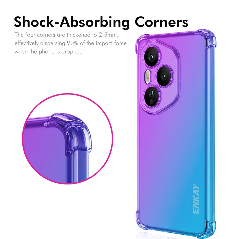 ENKAY For Honor 400 Pro 5G (Global) TPU Case  Thickened Four Corner Drop-proof Phone Back Cover