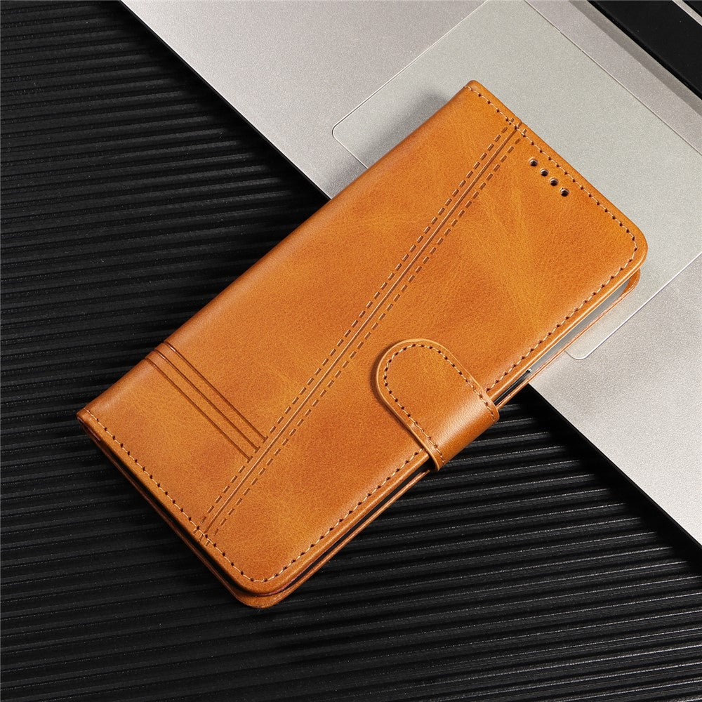 For Honor 400 Pro 5G (Global) Wallet Cover T-Form Linjer Læder Telefoncover Stand