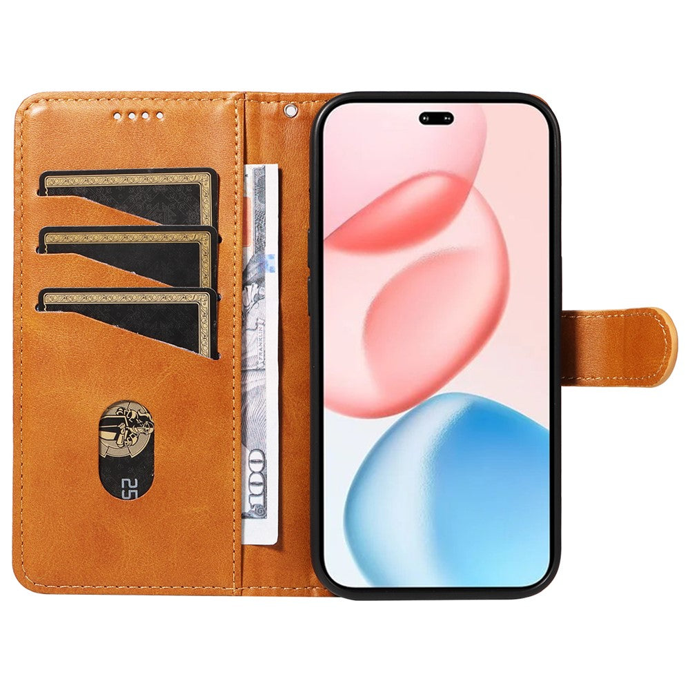 For Honor 400 Pro 5G (Global) Wallet Cover T-Form Linjer Læder Telefoncover Stand