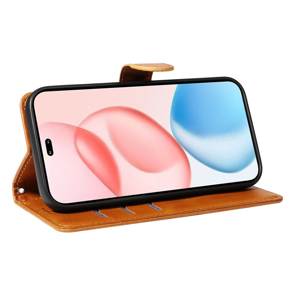For Honor 400 Pro 5G (Global) Wallet Cover T-Form Linjer Læder Telefoncover Stand
