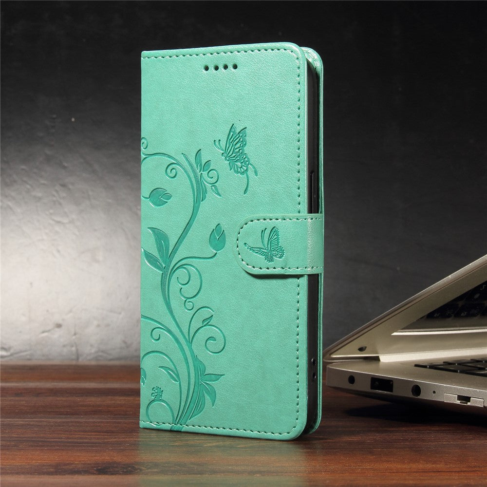 For Honor 400 Pro 5G (Global) PU Leather Cases Flower Pattern Wallet Stand Phone Cover with Strap