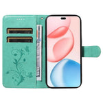 For Honor 400 Pro 5G (Global) PU Leather Cases Flower Pattern Wallet Stand Phone Cover with Strap