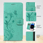 For Honor 400 Pro 5G (Global) PU Leather Cases Flower Pattern Wallet Stand Phone Cover with Strap
