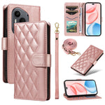 For Honor 400 Pro 5G (Global) Wallet Cover Diamantmønster Læder Telefoncover med Rem
