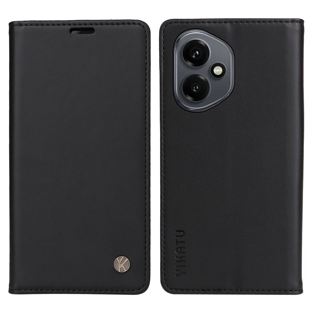 YIKATU For Honor 400 5G (Global) Phone Cases  Magnetic Closure PU Leather Mobile Cover
