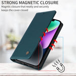 YIKATU til iPhone 17 covers, magnetisk lukning PU læder mobilcover