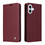YIKATU til iPhone 17 covers, magnetisk lukning PU læder mobilcover