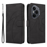 For Honor 400 Pro 5G (Global) Wallet Cover i Læder med Stativ og Kurvet Linje Design