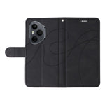 For Honor 400 Pro 5G (Global) Wallet Cover i Læder med Stativ og Kurvet Linje Design