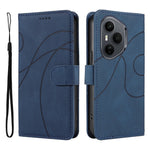 For Honor 400 Pro 5G (Global) Wallet Cover i Læder med Stativ og Kurvet Linje Design