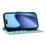 Til iPhone Air Wallet Cover Rhombus Lædertelefoncover med Rem