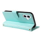 iPhone 17 Plånboksfodral Rhombus Läderfodral med Rem