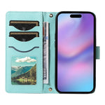 iPhone 17 Plånboksfodral Rhombus Läderfodral med Rem