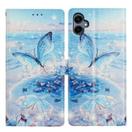 For Samsung Galaxy A08 5G / A08 4G / A07 4G Case Pattern Printing Wallet Stand Flip Leather Phone Cover with Strap