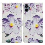 For Samsung Galaxy A08 5G / A08 4G / A07 4G Case Pattern Printing Wallet Stand Flip Leather Phone Cover with Strap