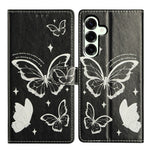 Til Samsung Galaxy A18 5G / A18 4G / A17 5G / A17 4G / A26 5G etui mønsterprint tegnebogs-stander flip lædertelefoncover med rem