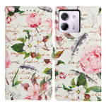 For Xiaomi Poco M7 Pro 5G Case Pattern Printing Wallet Stand Flip Leather Phone Cover with Strap