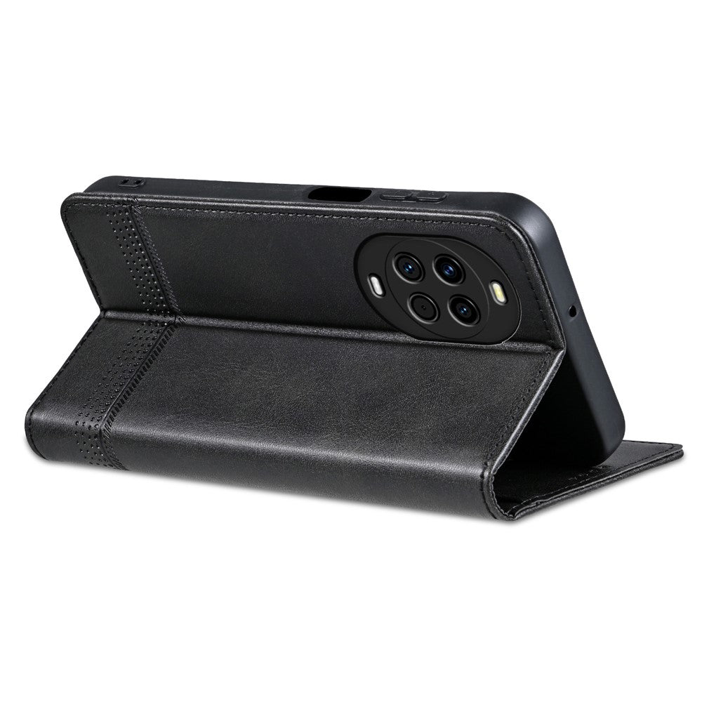 AZNS For Huawei nova 14 5G Case Cowhide Texture PU Leather Wallet Phone Cover