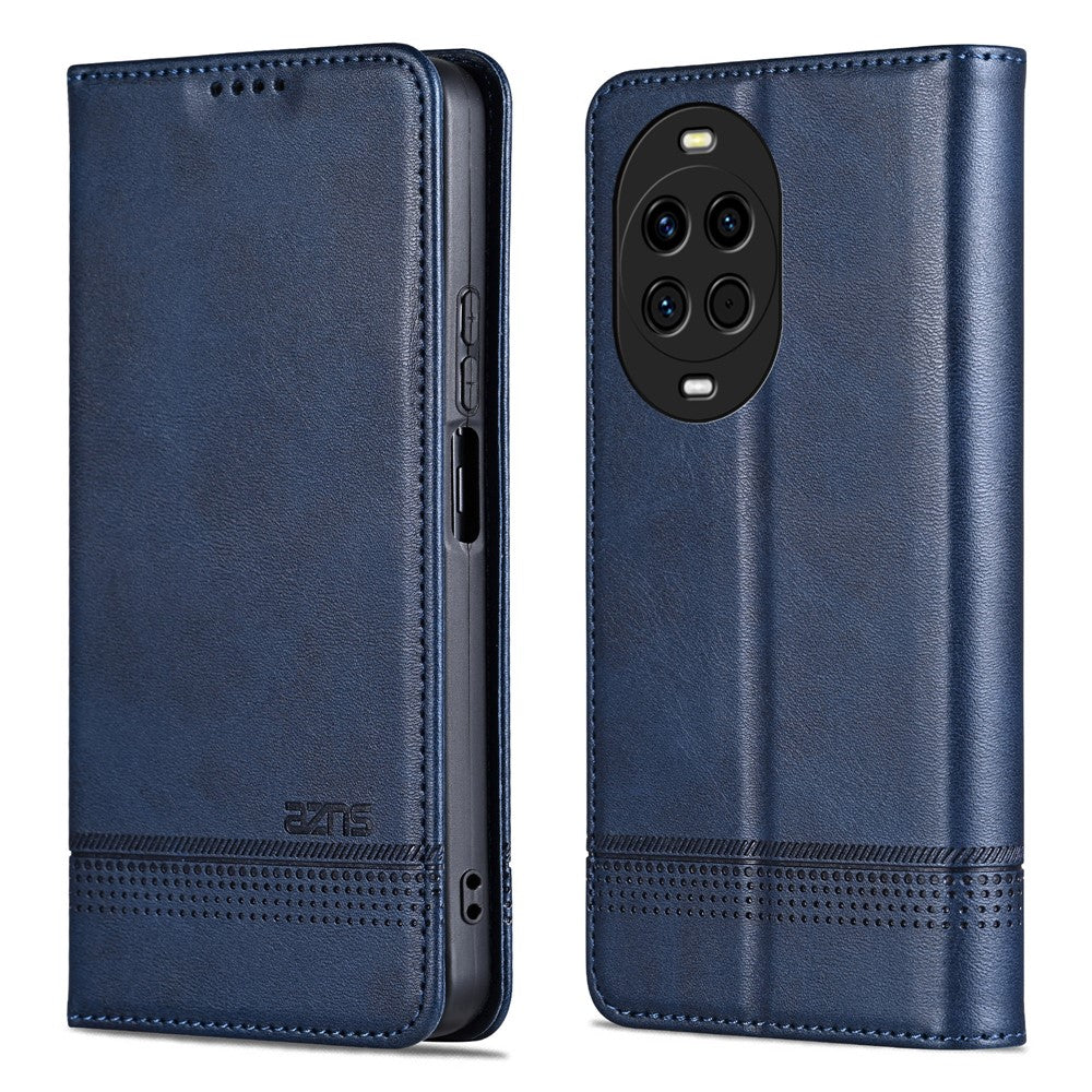 AZNS For Huawei nova 14 5G Case Cowhide Texture PU Leather Wallet Phone Cover