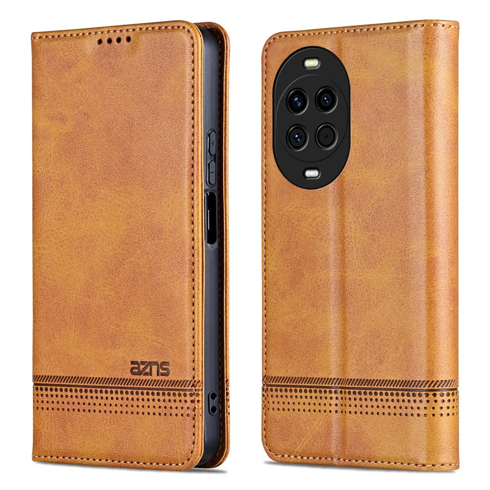 AZNS For Huawei nova 14 5G Case Cowhide Texture PU Leather Wallet Phone Cover