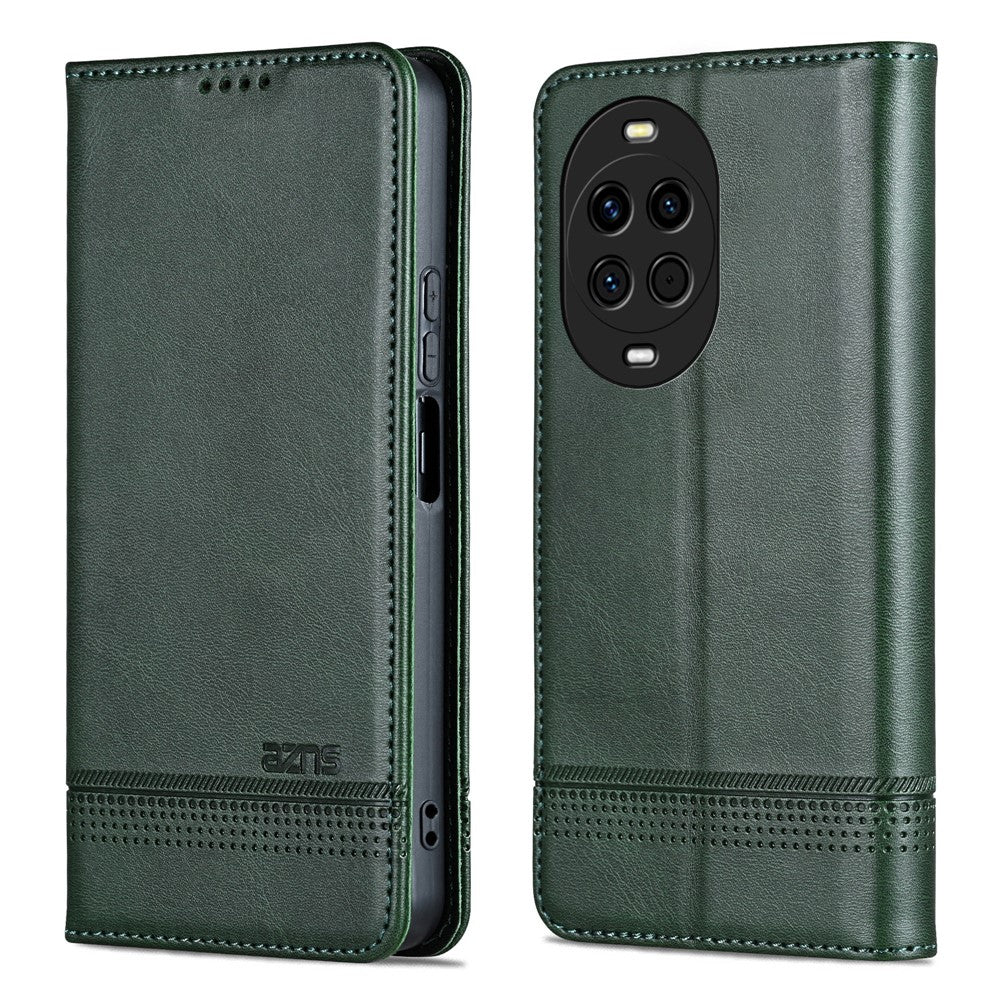 AZNS For Huawei nova 14 5G Case Cowhide Texture PU Leather Wallet Phone Cover
