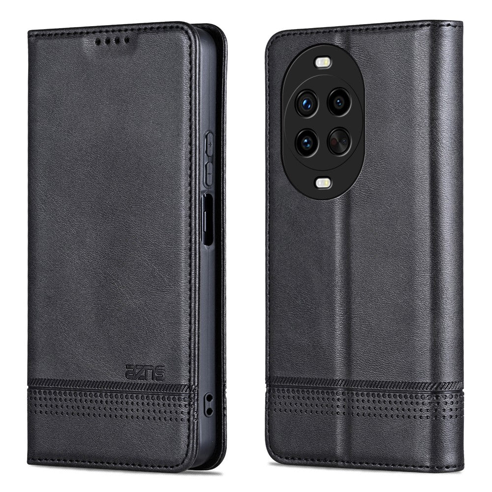 AZNS For Huawei nova 14 Pro 5G Case Cowhide Texture PU Leather Wallet Phone Cover