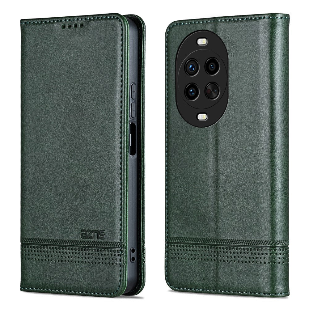 AZNS For Huawei nova 14 Pro 5G Case Cowhide Texture PU Leather Wallet Phone Cover