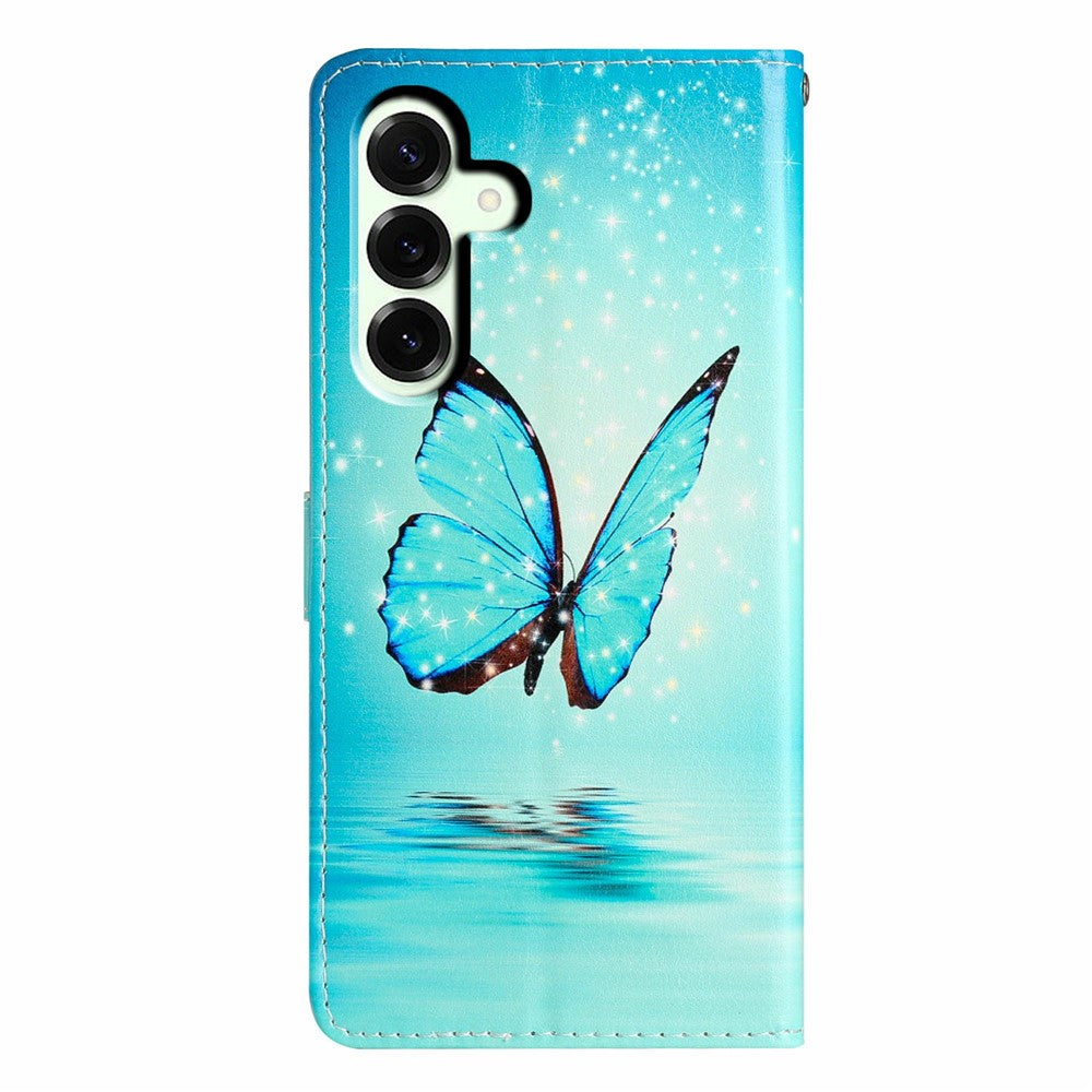 For Samsung Galaxy A18 5G / A18 4G / A17 5G / A17 4G / A26 5G Wallet Case PU Leather Pattern Printing Stand Phone Cover with Strap