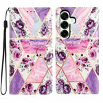 For Samsung Galaxy A18 5G / A18 4G / A17 5G / A17 4G / A26 5G Wallet Case PU Leather Pattern Printing Stand Phone Cover with Strap