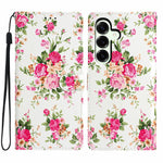 For Samsung Galaxy A18 5G / A18 4G / A17 5G / A17 4G / A26 5G Wallet Case PU Leather Pattern Printing Stand Phone Cover with Strap