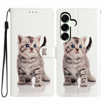 For Samsung Galaxy A18 5G / A18 4G / A17 5G / A17 4G / A26 5G Wallet Case PU Leather Pattern Printing Stand Phone Cover with Strap
