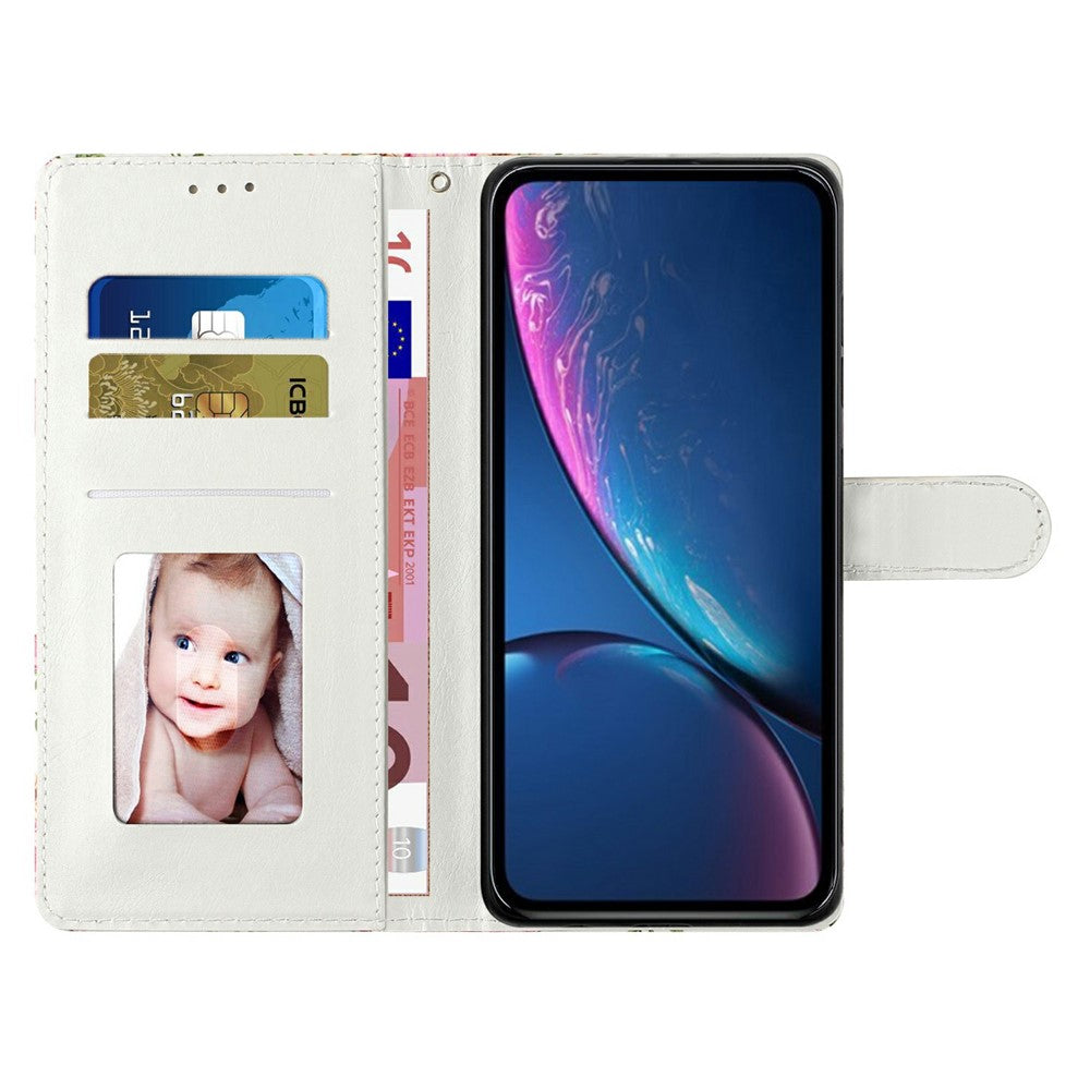 For Oppo Reno14 Pro 5G (Global) Wallet Case PU Leather Pattern Printing Stand Phone Cover with Strap