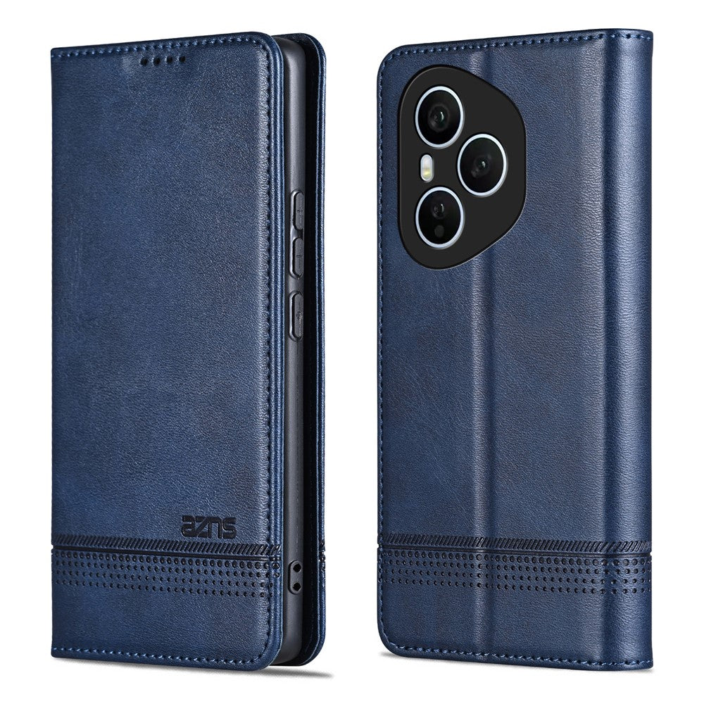AZNS For Honor 400 Pro 5G (Global) Case Cowhide Texture PU Leather Wallet Phone Cover