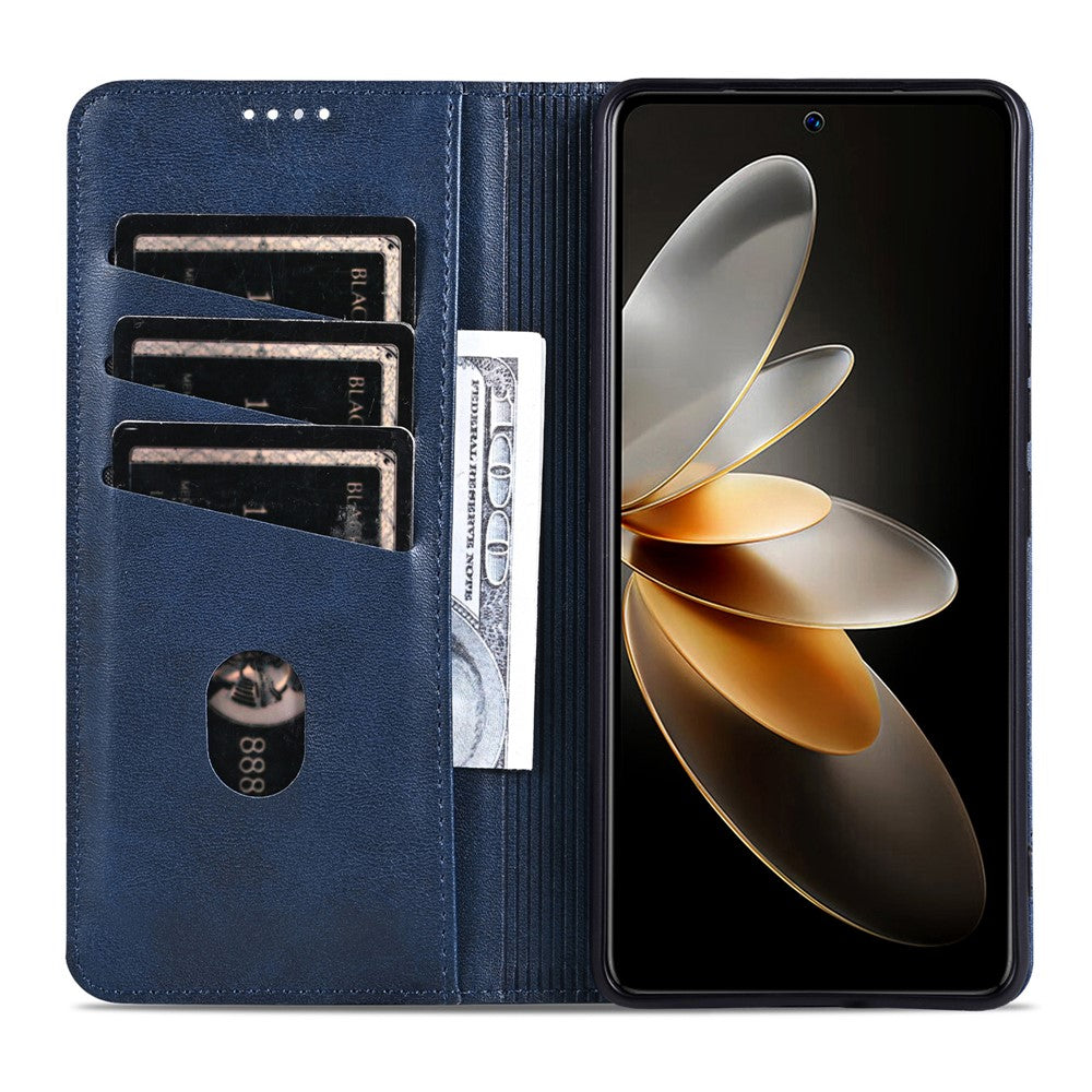 AZNS For Honor 400 Pro 5G (Global) Case Cowhide Texture PU Leather Wallet Phone Cover
