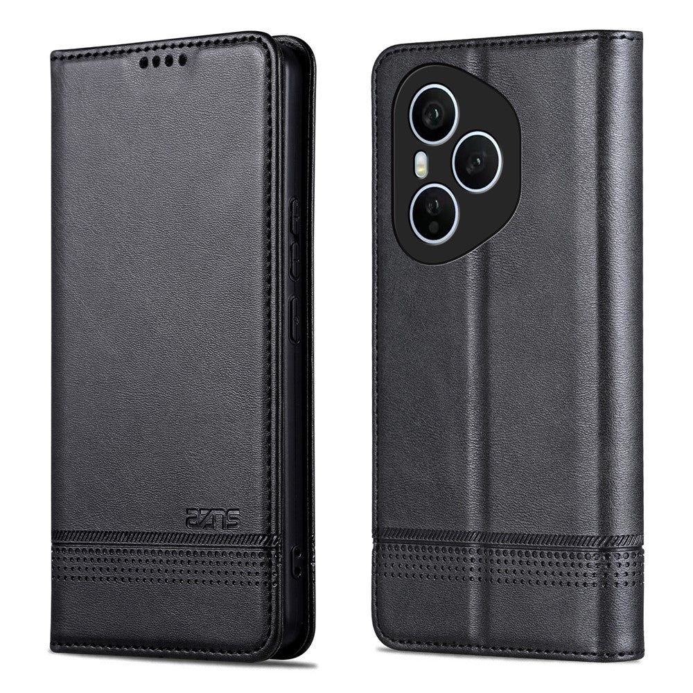 AZNS For Honor 400 Pro 5G (Global) Case Cowhide Texture PU Leather Wallet Phone Cover