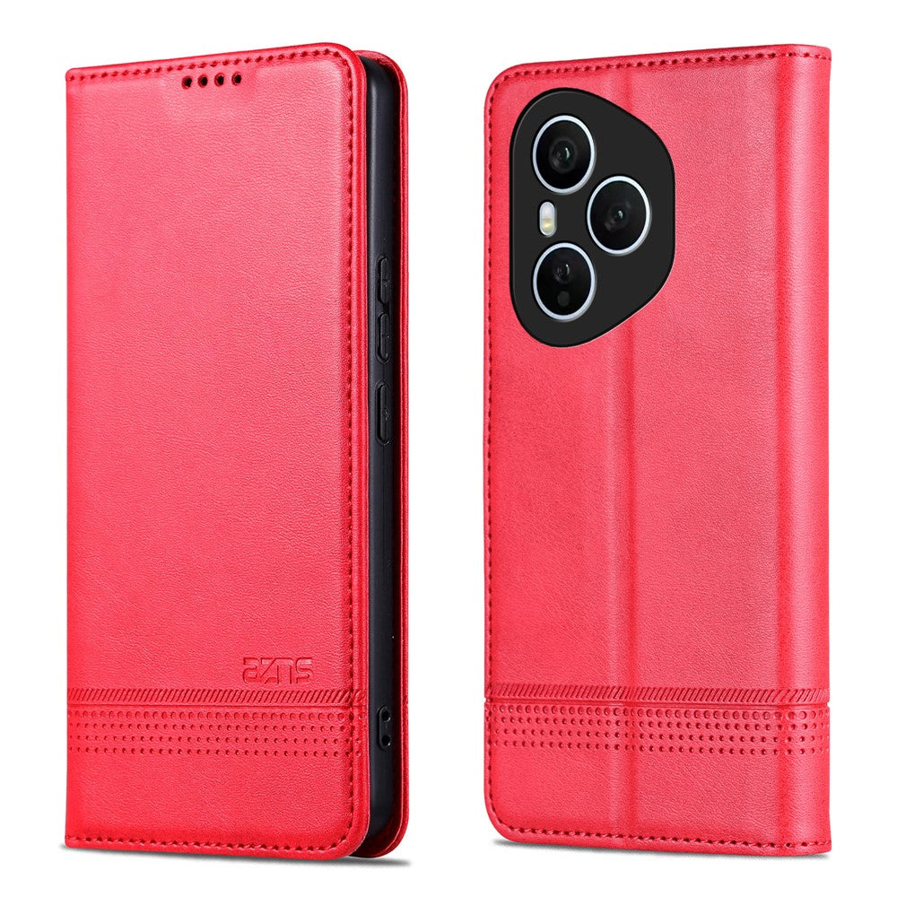 AZNS For Honor 400 Pro 5G (Global) Case Cowhide Texture PU Leather Wallet Phone Cover