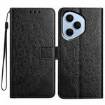 For Honor 400 Pro 5G (Global) Leather Case with Card Slots Mandala Pattern Phone Cover Stand