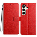 Samsung Galaxy A18 5G / A18 4G / A17 5G / A17 4G / A26 5G Läderfodral med Kortfack Mandala Mönster mobilfodral Stativ