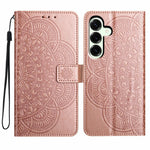 Samsung Galaxy A18 5G / A18 4G / A17 5G / A17 4G / A26 5G Läderfodral med Kortfack Mandala Mönster mobilfodral Stativ