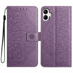 Til Samsung Galaxy A08 5G / A08 4G / A07 4G Læderetui med Kortlommer Mandala Mønster Telefoncover Stativ